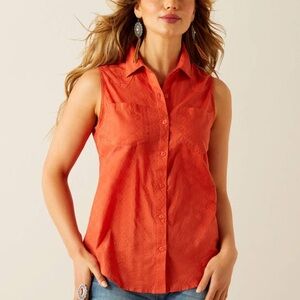 ARIAT WOMENS BILLIE JEAN Button-Front western lightweight SHIRT